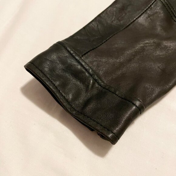 Moda International Womens Leather Jacket Size Medium - Picture 9 of 16